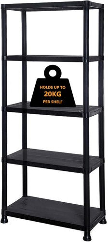 Plastic storage shelving unit - storage,