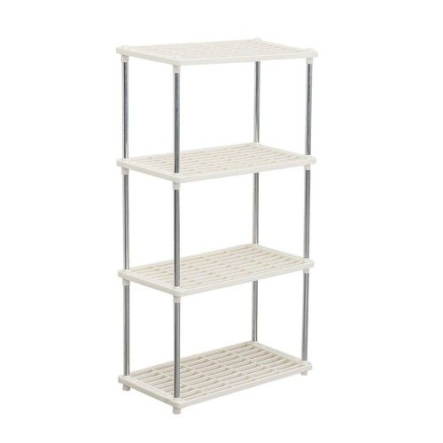 Tier plastic shelving - 4,