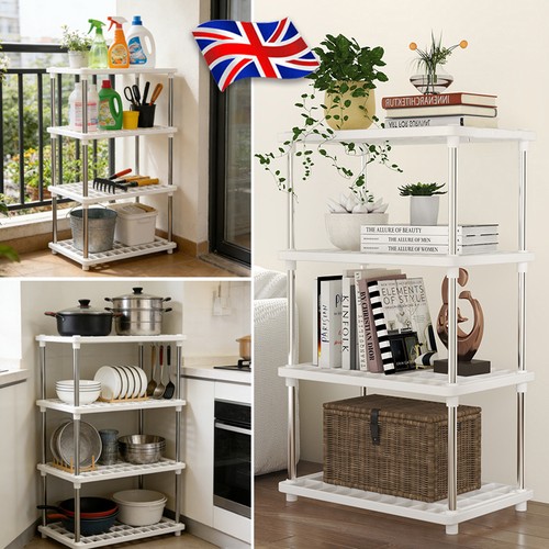 Tier plastic shelving - 4, units
