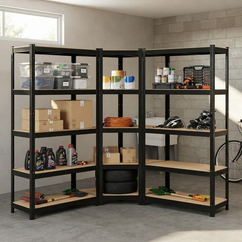 Durable tier corner shelving - durable,