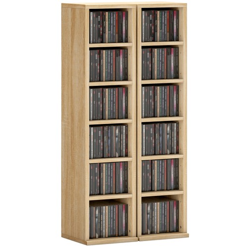 Homcom set cd storage - of, 2