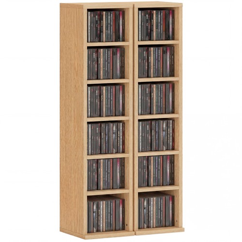 Homcom set cd storage - of, 2