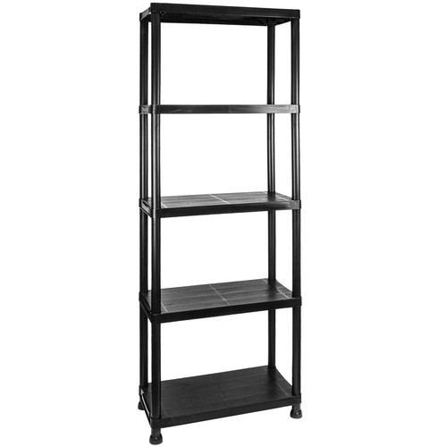 Garage storage shelves - garage, black