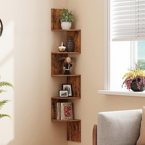 Tier floating corner - 5, shelves