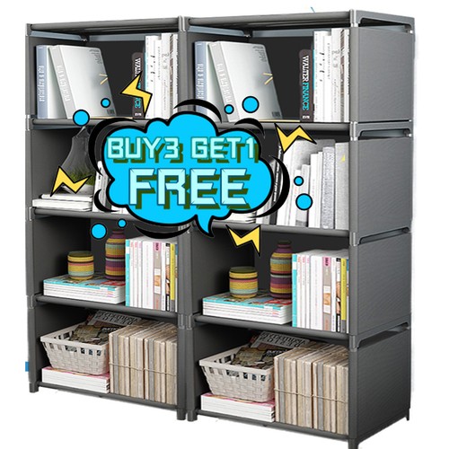 Tier cube fabric bookcase - 4,