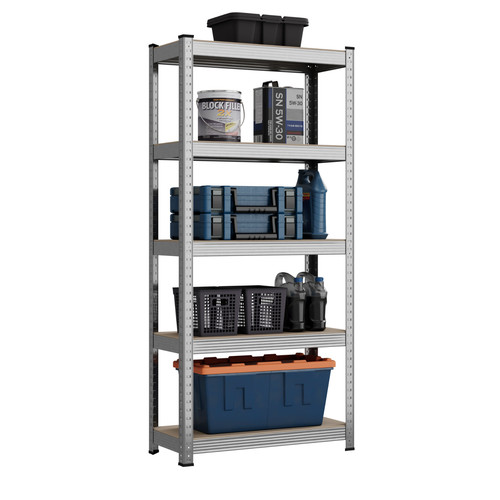 Galvanised shelving garage - galvanised,